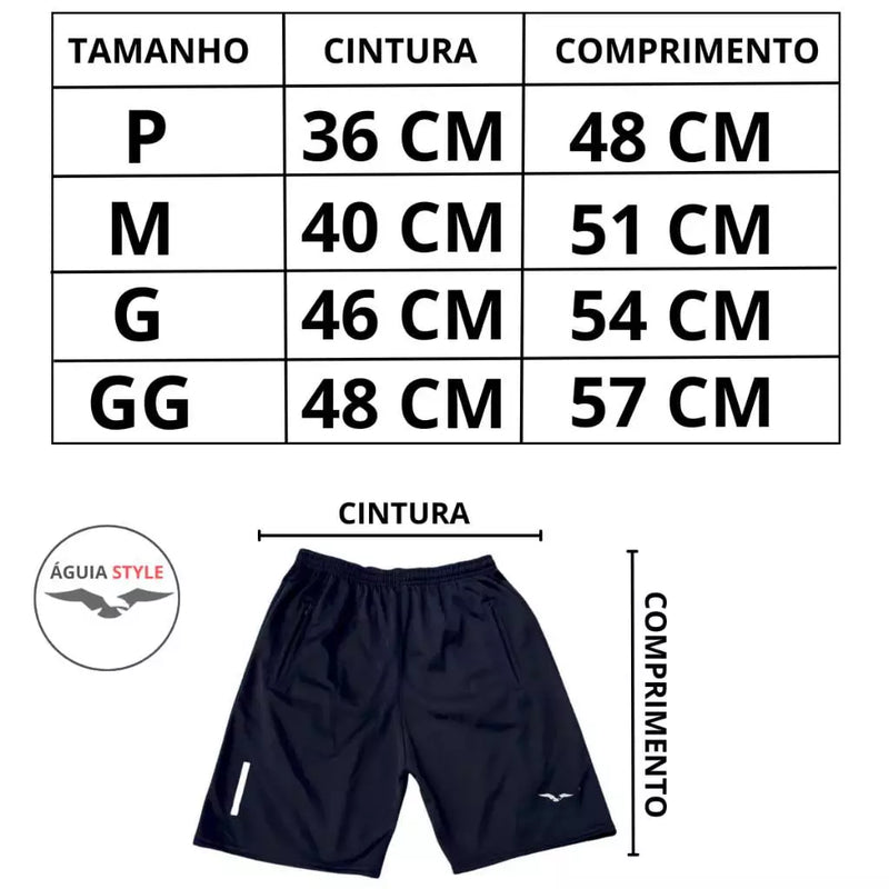 Bermuda Masculina Short Esportivo