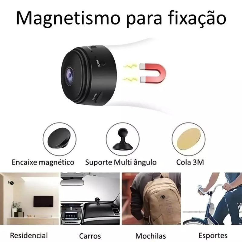 Kit 3 com Mini Câmera HD Wi-Fi - CamVision 180