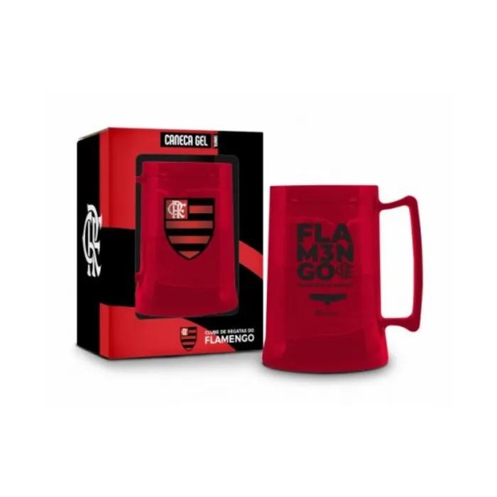 CANECA TERMICA GEL CONGELANTE 300 ML FLAMENGO LIBERTADORES